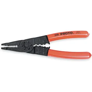 PROTO J298 Wire Stripper, Insulated, 22 to 10 AWG, 8-1/4 Inch Length | AD2KUP 3R286