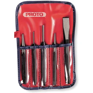 PROTO J3 Punch And Chisel With Pouch 5 Pc | AD2KNY 3R077