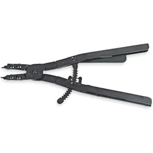 PROTO J365 Retaining Ring Plier, Alloy Steel, 0 Degree Tip Angle, Black Handle | AD2KVJ 3R313