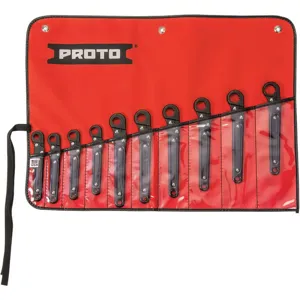 PROTO J3800M Flare Nut Wrench Set 10-19mm 10 Pcs. | AG2PWC 31XR45