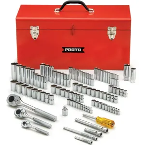 PROTO J47101-1 Socket Set Metric And Sae 101 Pcs. | AG3EWZ 33HE07