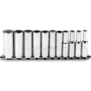 PROTO J47203 Socket Set 1/4 Inch Drive 11 Pc | AE3REH 5F388