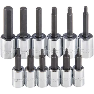 PROTO J4770-12 Socket Bit Set Square 12 Pieces High Alloy | AG4XYR 35GM70