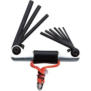 PROTO J4993-TT Tether Hex Key Set Sae Fold-up 9 Pc | AB7UGM 24AK89