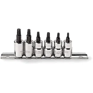 PROTO J5238C Socket Bit Set 3/8 Inch Drive 6 Pc | AE3CBU 5C627