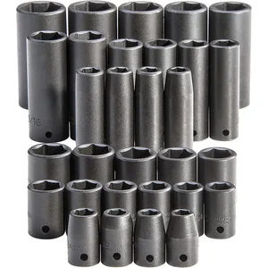 PROTO J54215 Impact Socket Set Metric And Sae 30 Pcs. | AG3EXL 33HE18