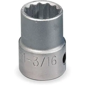 PROTO J5738 Socket 1 Inch Drive 1-3/16 Inch 12 Point Standard | AA8XZG 1AR32