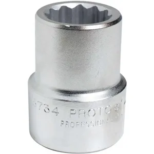 PROTO J5768 Socket 1 Inch Drive 2-1/8 Inch 12 Point Standard | AA8XZW 1AR45