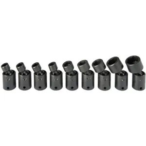 PROTO J62133M Impact Socket Set 1/4 Inch Drive 9 Pc | AE6DNX 5PZL6