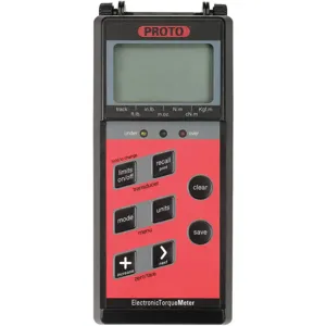 PROTO J6360B Electronic Torque Meter LCD 9V Battery | AH7MVQ 36WX49