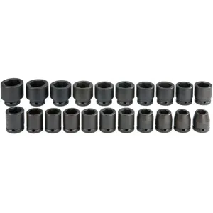 PROTO J72103M Impact Socket Set 3/4 Inch Drive 21 Pc | AE6DPJ 5PZN7