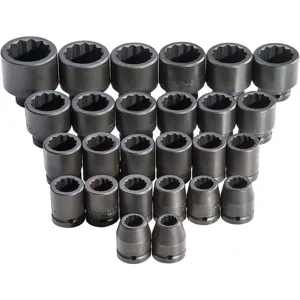 PROTO J72106M Impact Socket Set, Heat-Treated High Alloy Steel Construction | AG3EWL 33HD94