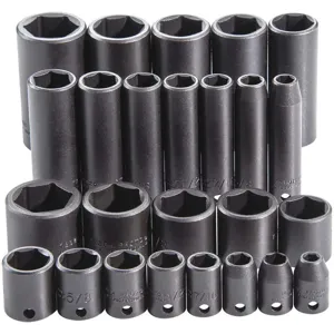 PROTO J72125 Impact Socket Set Sae 3/8 Inch 25 Pcs. | AG3QFC 33TA30