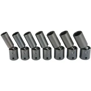 PROTO J72147M Impact Socket Set 1/2 Inch Drive 7 Pc | AE6DPE 5PZN3