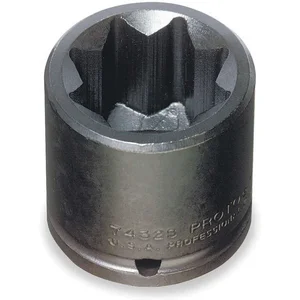 PROTO J7424S Impact Socket 1/2 Inch Drive 3/4 Inch 8 Pt | AA8ZEX 1AX14