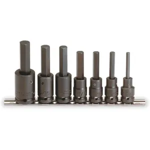 PROTO J74152 Impact Bit Socket Set 1/2 Inch Drive 6 Point 7 Pc | AD8FMU 4JX16