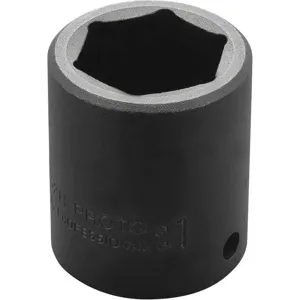 PROTO J7436H Impact Socket 1/2 Inch Drive 1-1/8 Inch 6 Pt | AA8YWC 1AW31