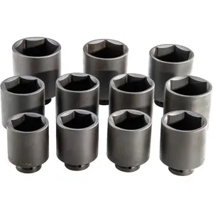 PROTO J76111 Impact Socket Set Sae 11pcs. | AG3EWC 33HD86