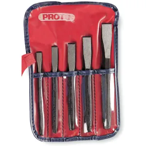 PROTO J86C Cold Chisel Set With Pouch 5 Piece | AD2KRF 3R152