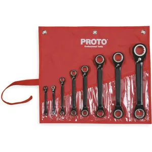 PROTO JSBV-8S Reversible Wrench Set Sae 12 Point 8 Pc | AB4BCZ 1WNC4