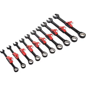 PROTO JSCRM-10S-TT Ratcheting Wrench Set Pieces 10 | AH9LHN 40JC80