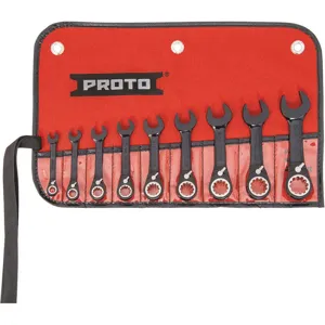 PROTO JSCVS-9S Ratchet Wrench Set Spline Sae 12 Point 9 Piece | AF7NWJ 22DJ39