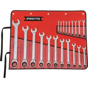 PROTO JSCVT-20S Ratchet Wrench Set Combination Sae 12 Point 20 Piece | AF7NWP 22DJ45