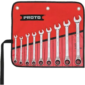 PROTO JSCVT-9S Ratchet Wrench Set Combination Sae 12 Point 9 Piece | AF7NWQ 22DJ46