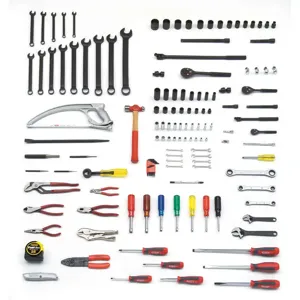 PROTO JTS-0141RR Railroad Tool Set Electrician 141-pieces | AB3MKZ 1UDY2