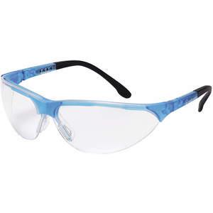PYRAMEX SCB2810S Safety Glasses Clear Crystal Blue Frame | AG4VLX 34WR34