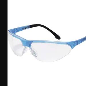 PYRAMEX SCB2810S Safety Glasses Clear Crystal Blue Frame | AG4VLX 34WR34