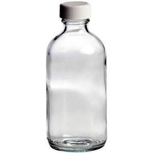 QORPAK 239552 Glass Bottle 4 Ounce Clear - Pack Of 24 | AC8AXD 39H552
