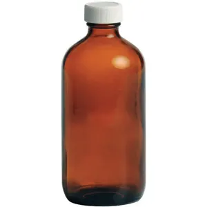 QORPAK 239562 Glass Bottle 8 Ounce Amber - Pack Of 24 | AC8AXP 39H562