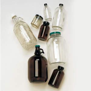 QORPAK GLA-00953 Bottle Safety Coated 8 Ounce Amber - Pack Of 24 | AD2UHE 3UEA5
