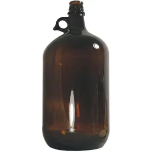 QORPAK GLA-00906 Jug Neck Finish 128 oz. Amber PK6 | AH6PQD 36DZ41