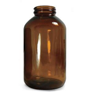 QORPAK GLA-00925 Bottle Wide Mouth Glass 16 Ounce Amber - Pack Of 12 | AD2UHL 3UEE6