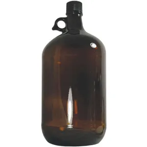 QORPAK GLC-02046 Jug Phenolic 128 oz. Amber Glass PK6 | AH6PQG 36DZ44