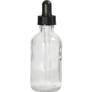 QORPAK GLC-05726 Dropper Bottle 4 oz. Clear Round PK24 | AG9QEE 21RM86