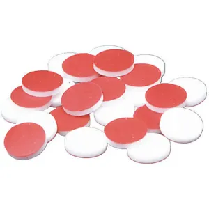 QORPAK VS11284-212 Closure 9mm Ptfe/silicone Red/white Pk1000 | AF7KCM 21RP47