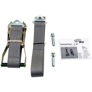 QUAKEHOLD! RF.R60.G.1 Ratchet Strap 60 Inch Gray | AA4ALJ 12C157