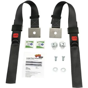 QUAKEHOLD! RWPBSSB Push Button Strut Strap Black 1200 Lb. | AG2ADT 30ZM78