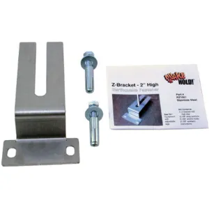 QUAKEHOLD! RZ.100.1 High Z-bracket 2 Inch Stainless Steel | AA4BGD 12C849