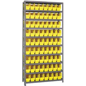 QUANTUM STORAGE SYSTEMS 1875-203YL Behälterregal massiv 36 x 18 72 Behälter gelb | AB7XAL 24K057