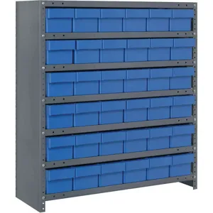 QUANTUM STORAGE SYSTEMS CL1239-601BL Bin Shelving Unit 12d x 36w x 39h 36 Bins | AF4QME 9FVE9