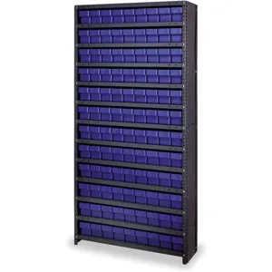 QUANTUM STORAGE SYSTEMS CL1875-624BL Drawer Bin Cabinet 18 Inch D 36 Inch Width | AB2TUJ 1NTU8