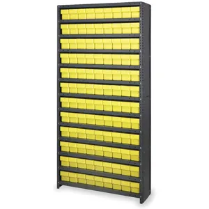 QUANTUM STORAGE SYSTEMS CL1275-501YL Bin Shelving Unit With (108) AC2KKP Bins | AC2KLP 2KWD6