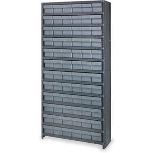 QUANTUM STORAGE SYSTEMS CL1875-602GY Drawer Bin Cabinet 18 Inch D 36 Inch Width | AC2KLY 2KWE5