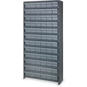 QUANTUM STORAGE SYSTEMS CL1875-602GY Drawer Bin Cabinet 18 Inch D 36 Inch Width | AC2KLY 2KWE5