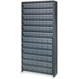 QUANTUM STORAGE SYSTEMS CL1875-624GY Drawer Bin Cabinet 18 Inch D 36 Inch Width | AC2KME 2KWF2