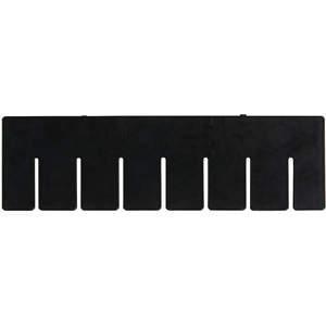 QUANTUM STORAGE SYSTEMS DL91035CO Long Divider 10-7/8 x 8-1/4 Inch Black - Pack Of 6 | AA3KDN 11M568
